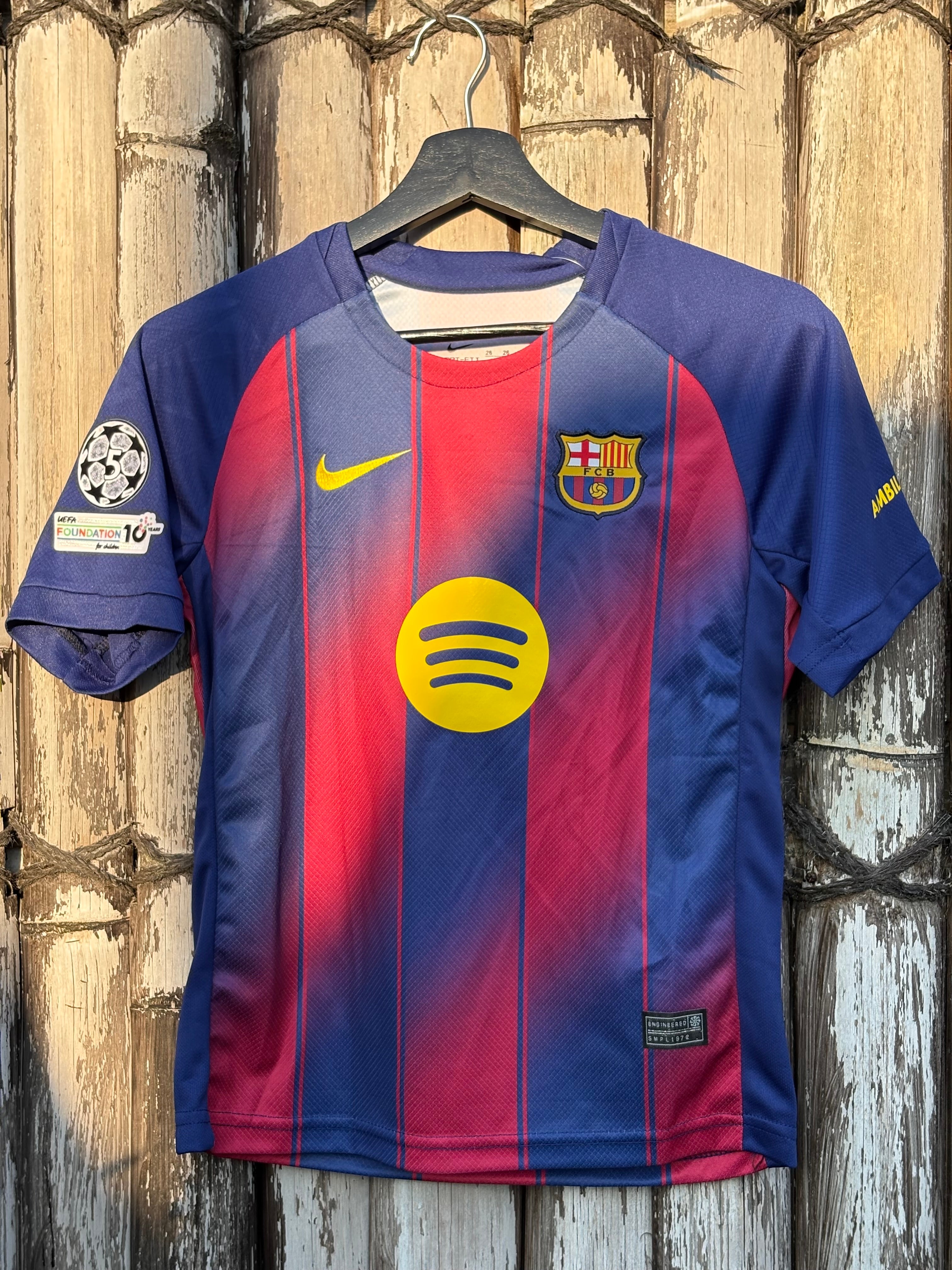 Barcelona home 25/26 tenue kids