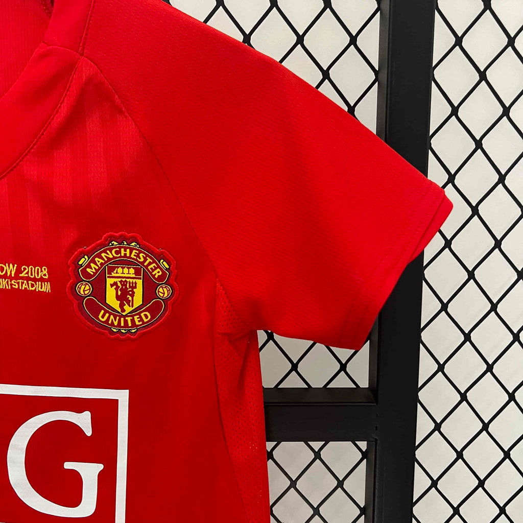 Manchester United home kit 2008 Kids