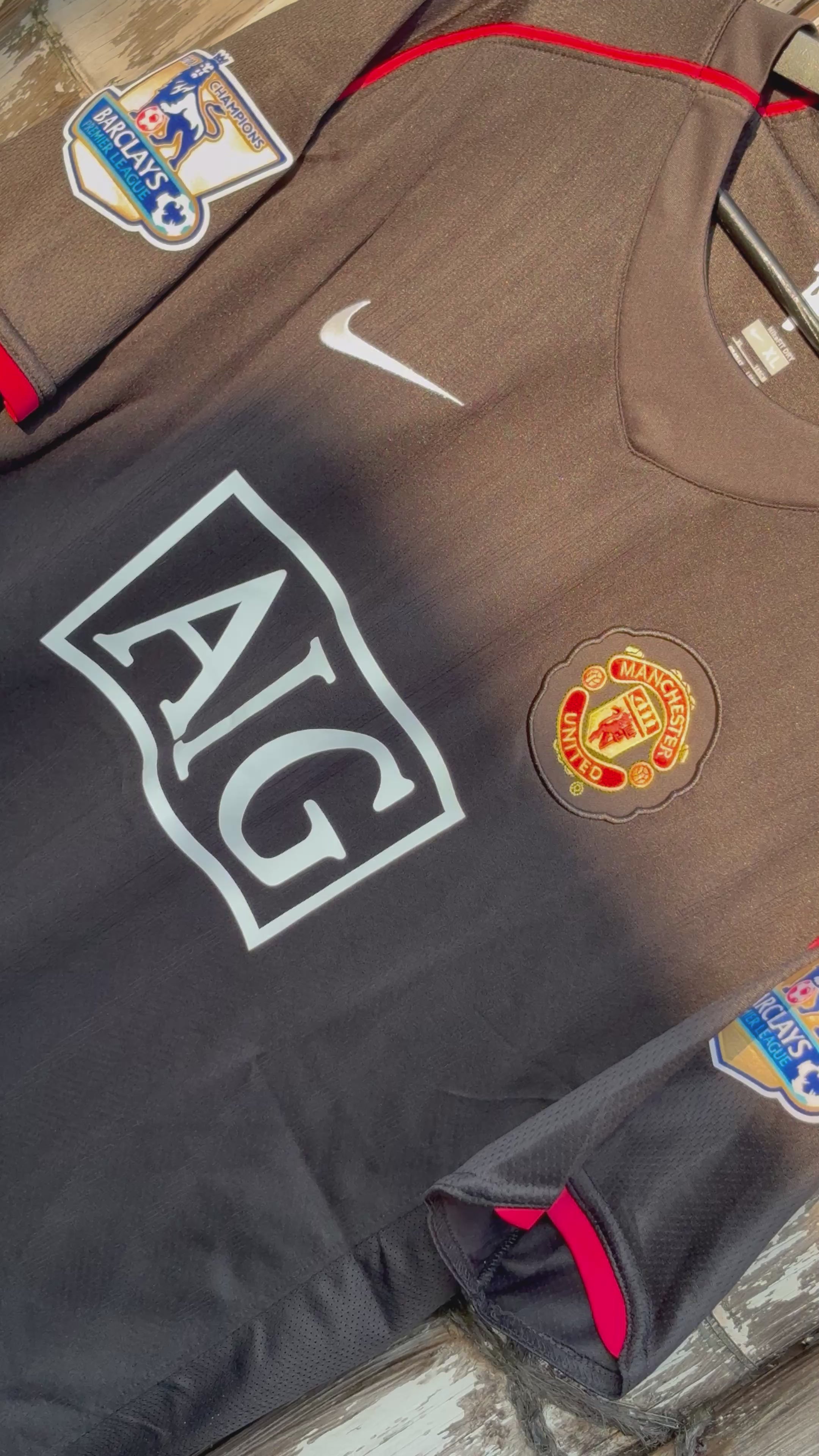 Manchester united Retro 07/08 black